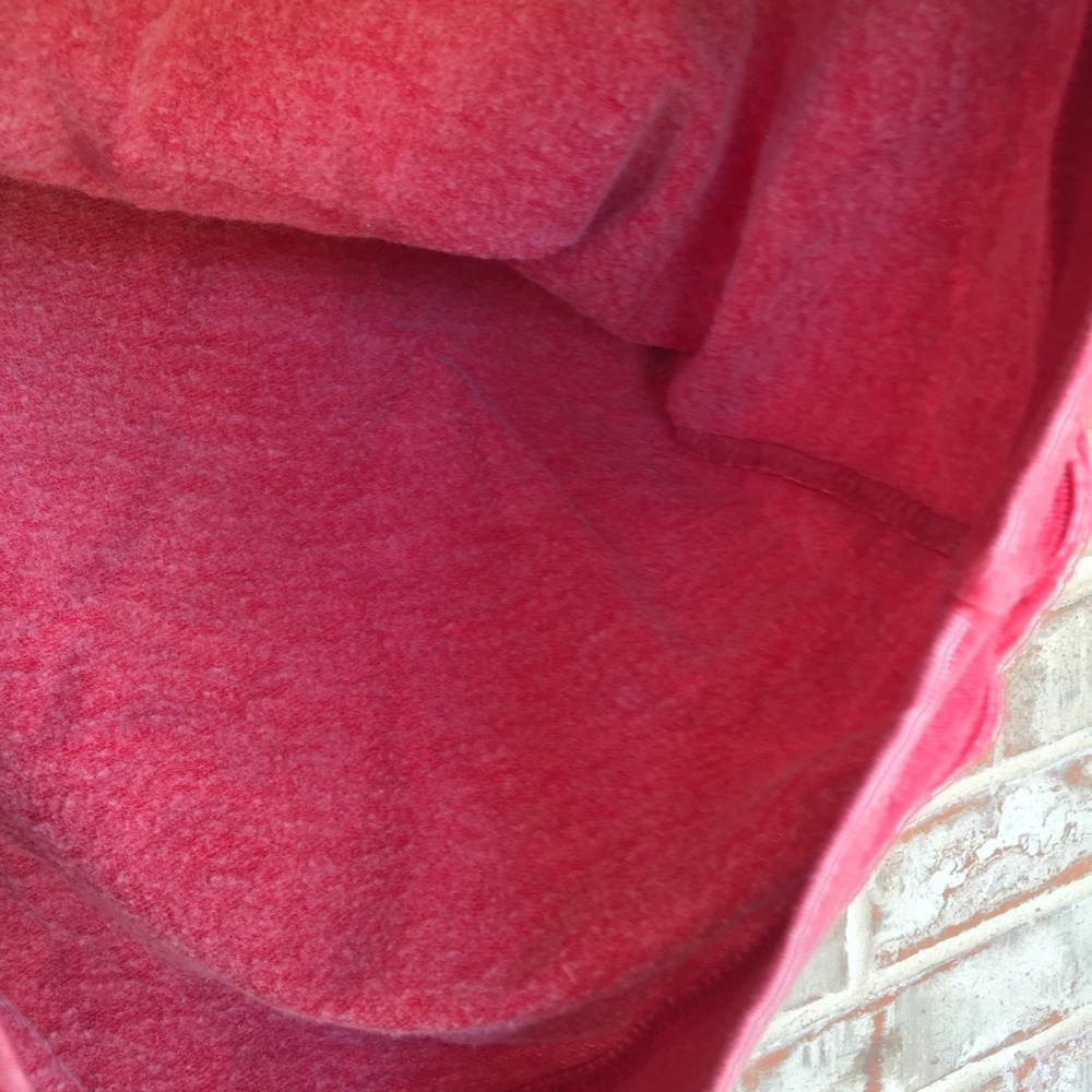 Disney Mickey Mouse Red Fleece Hoodie Sweatshirt - Picture 7 of 11